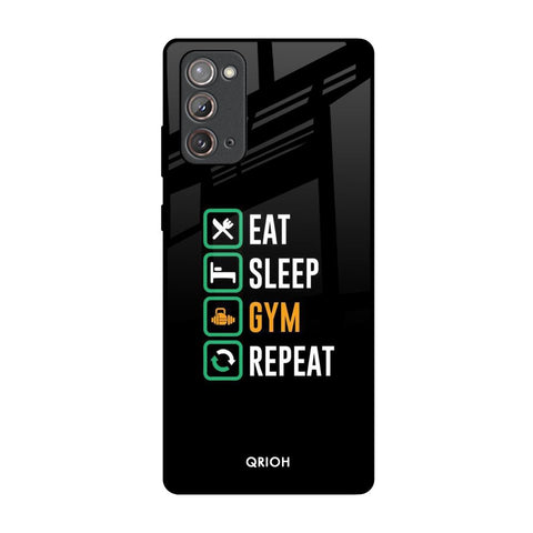 Daily Routine Samsung Galaxy Note 20 Glass Back Cover Online
