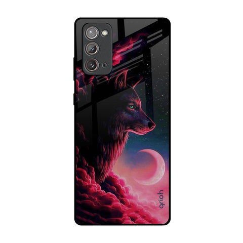 Moon Wolf Samsung Galaxy Note 20 Glass Back Cover Online