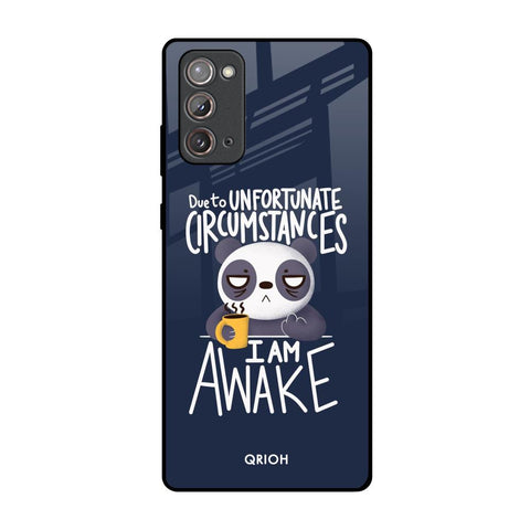 Struggling Panda Samsung Galaxy Note 20 Glass Back Cover Online
