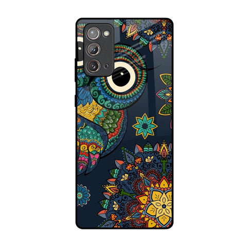 Owl Art Samsung Galaxy Note 20 Glass Back Cover Online
