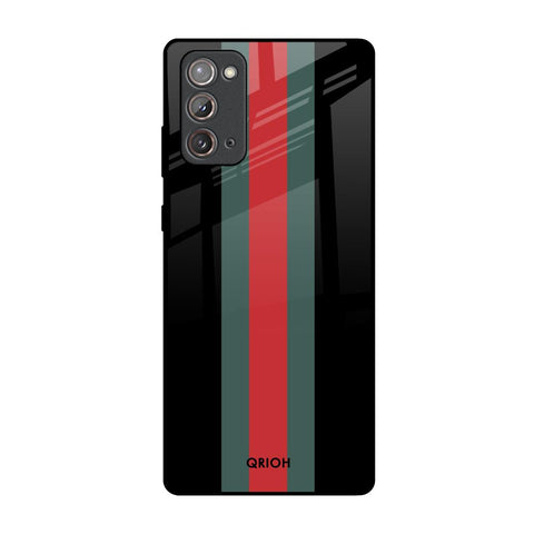 Vertical Stripes Samsung Galaxy Note 20 Glass Back Cover Online