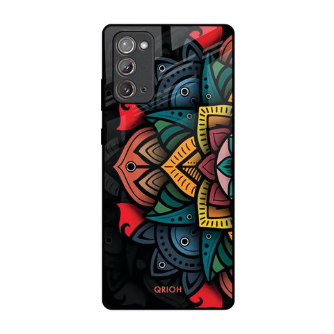 Retro Gorgeous Flower Samsung Galaxy Note 20 Glass Back Cover Online