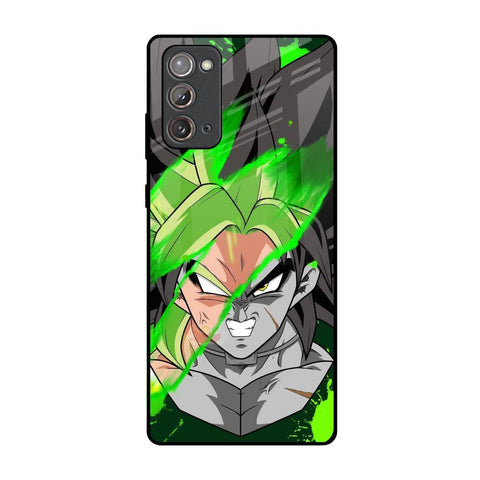 Anime Green Splash Samsung Galaxy Note 20 Glass Back Cover Online