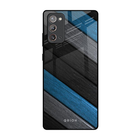 Multicolor Wooden Effect Samsung Galaxy Note 20 Glass Back Cover Online