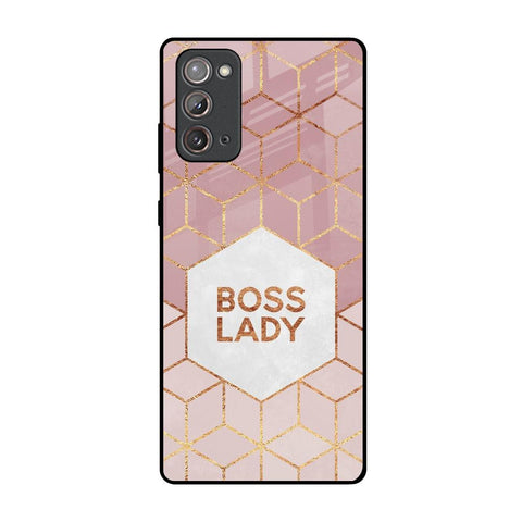 Boss Lady Samsung Galaxy Note 20 Glass Back Cover Online