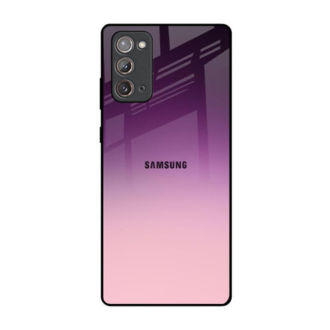 Purple Gradient Samsung Galaxy Note 20 Glass Back Cover Online