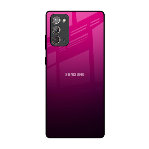 Purple Ombre Pattern Samsung Galaxy Note 20 Glass Back Cover Online