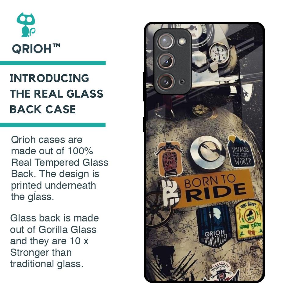 Ride Mode On Glass Case for Samsung Galaxy Note 20