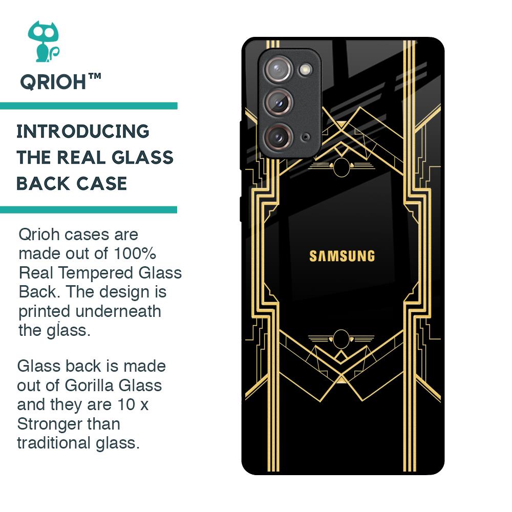 Sacred Logo Glass Case for Samsung Galaxy Note 20