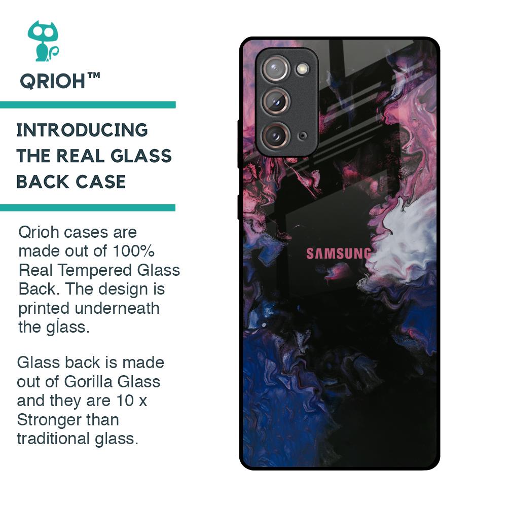 Smudge Brush Glass case for Samsung Galaxy Note 20