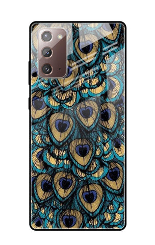 Peacock Feathers Samsung Galaxy Note 20 Glass Cases & Covers Online
