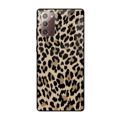 Leopard Seamless Samsung Galaxy Note 20 Glass Cases & Covers Online