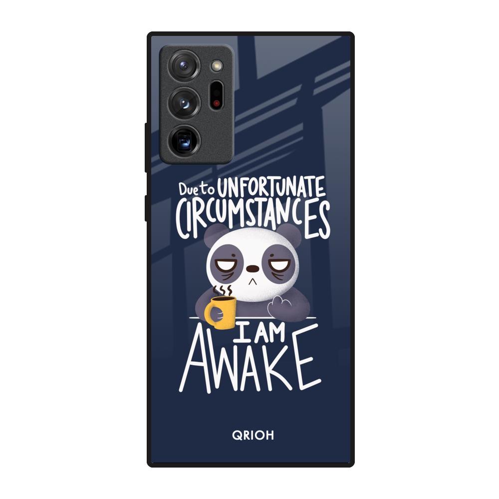 Struggling Panda Samsung Galaxy Note 20 Ultra Glass Back Cover Online