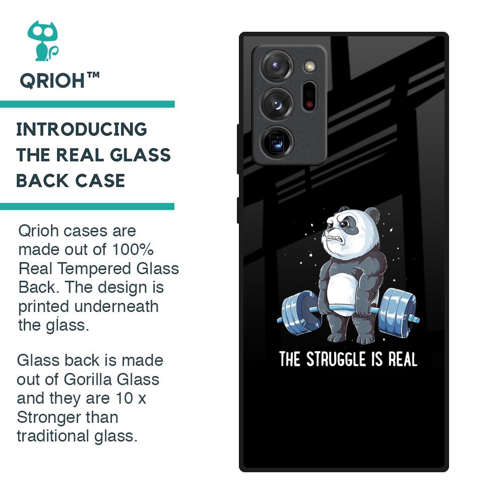 Real Struggle Glass Case for Samsung Galaxy Note 20 Ultra
