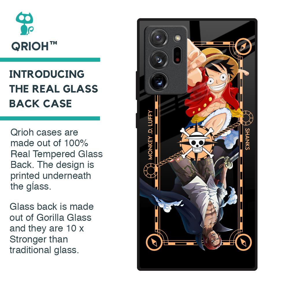 Shanks & Luffy Glass Case for Samsung Galaxy Note 20 Ultra