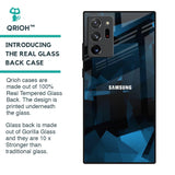 Polygonal Blue Box Glass Case For Samsung Galaxy Note 20 Ultra