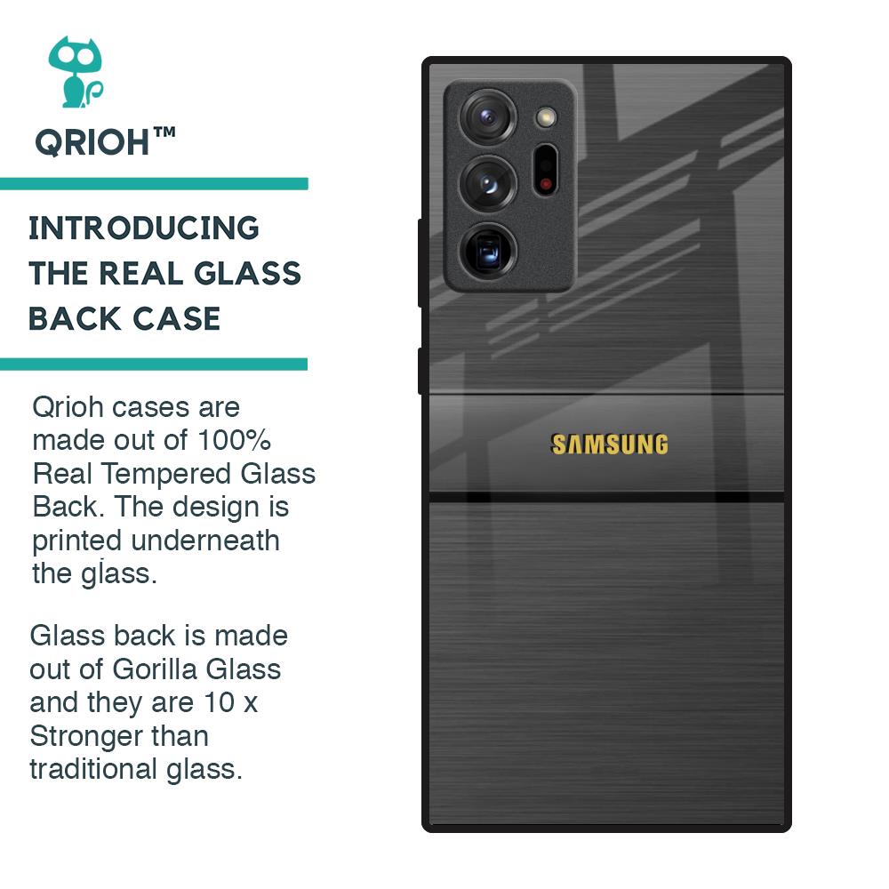 Grey Metallic Glass Case For Samsung Galaxy Note 20 Ultra