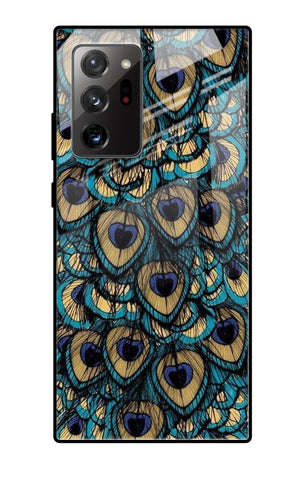 Peacock Feathers Samsung Galaxy Note 20 Ultra Glass Cases & Covers Online