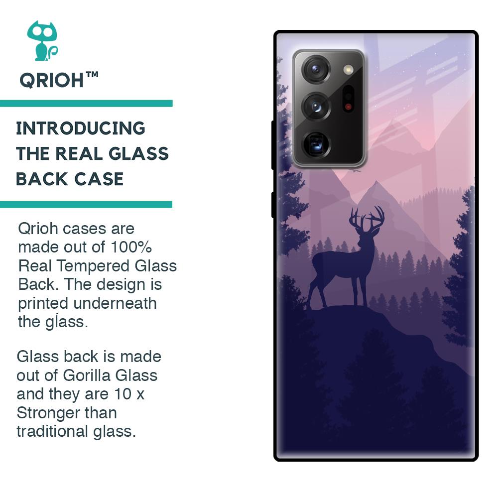 Deer In Night Glass Case For Samsung Galaxy Note 20 Ultra