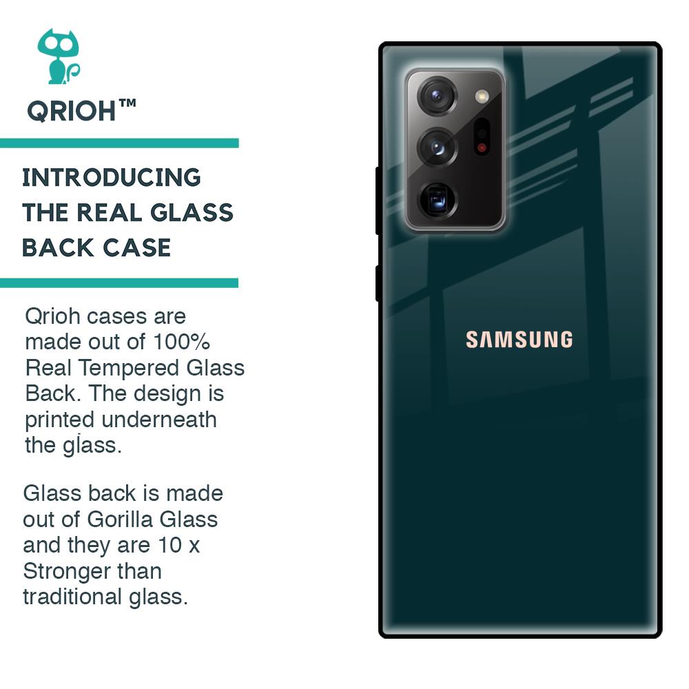 Hunter Green Glass Case For Samsung Galaxy Note 20 Ultra