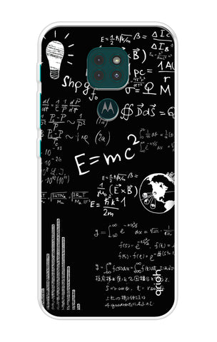 Equation Doodle Motorola G9 Back Cover