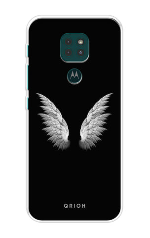 White Angel Wings Motorola G9 Back Cover