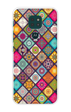 Multicolor Mandala Motorola G9 Back Cover