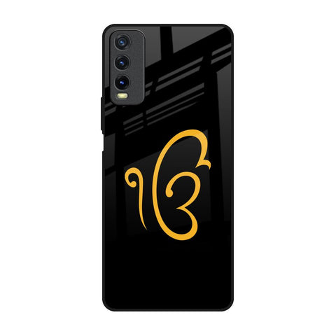 Luxury Fashion Initial Vivo Y20 Glass Back Cover Online