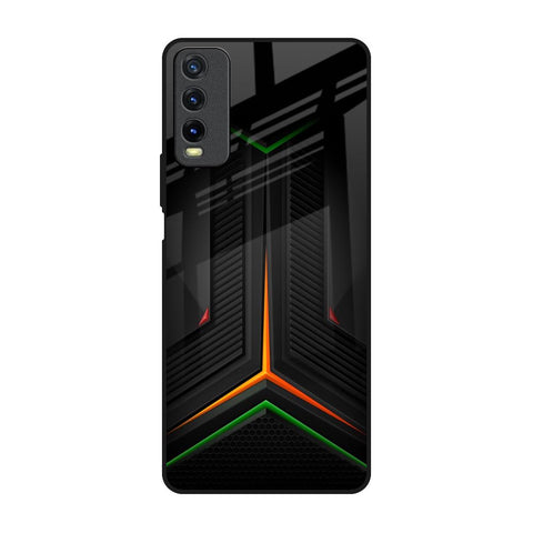 Modern Ultra Chevron Vivo Y20 Glass Back Cover Online