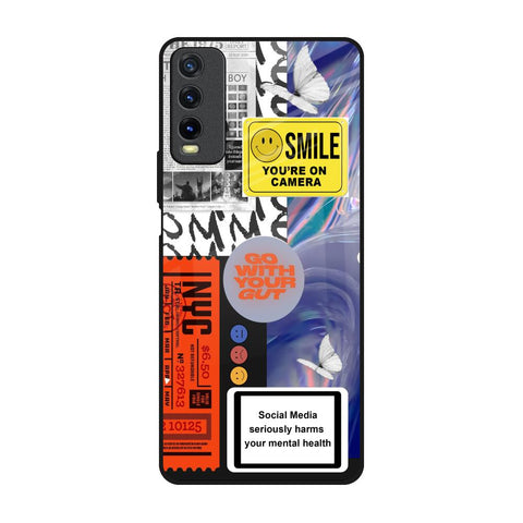 Smile for Camera Vivo Y20 Glass Back Cover Online