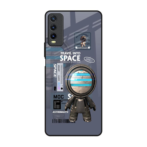 Space Travel Vivo Y20 Glass Back Cover Online