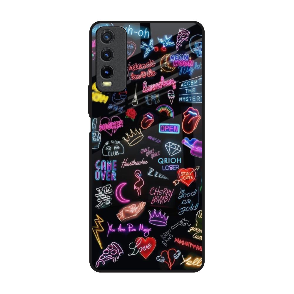 Accept The Mystery Vivo Y20 Glass Back Cover Online
