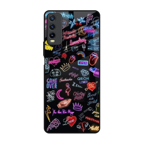 Accept The Mystery Vivo Y20 Glass Back Cover Online