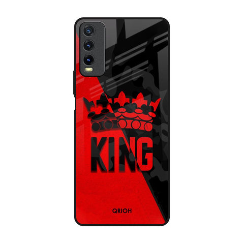 I Am A King Vivo Y20 Glass Back Cover Online