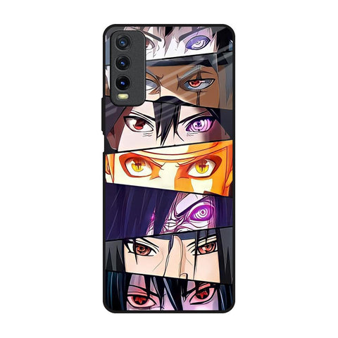 Anime Eyes Vivo Y20 Glass Back Cover Online