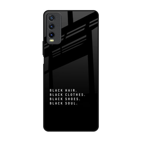Black Soul Vivo Y20 Glass Back Cover Online
