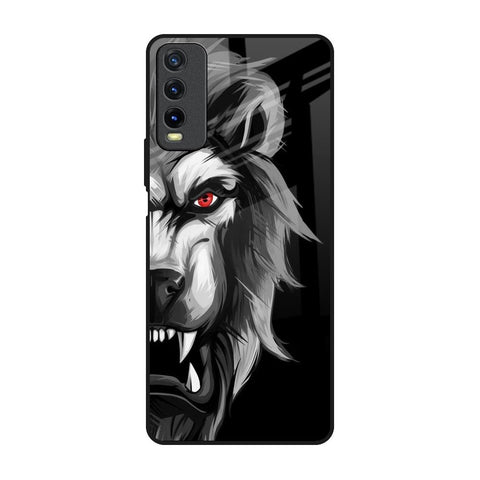 Wild Lion Vivo Y20 Glass Back Cover Online
