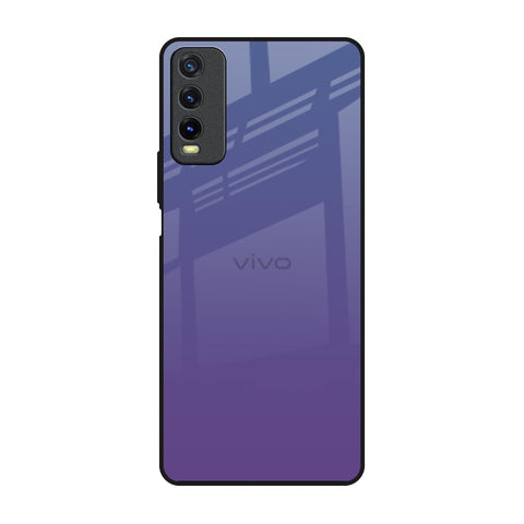 Indigo Pastel Vivo Y20 Glass Back Cover Online
