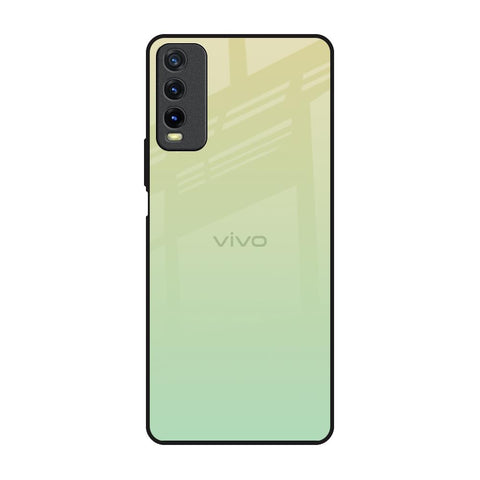 Mint Green Gradient Vivo Y20 Glass Back Cover Online