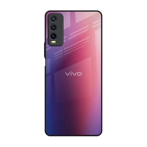 Multi Shaded Gradient Vivo Y20 Glass Back Cover Online