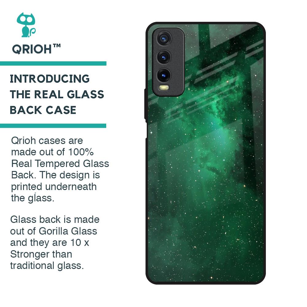 Emerald Firefly Glass Case For Vivo Y20
