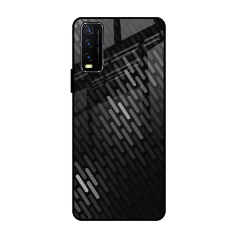 Dark Abstract Pattern Vivo Y20 Glass Cases & Covers Online