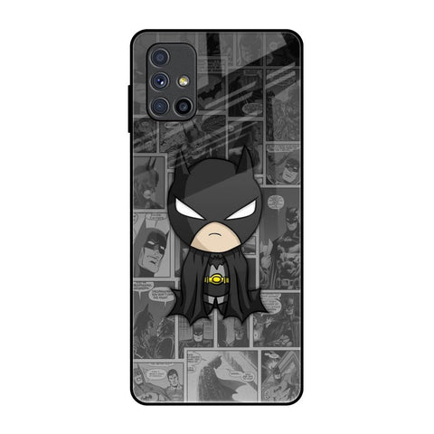 Cartoon Art Samsung Galaxy M51 Glass Back Cover Online