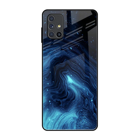 Dazzling Ocean Gradient Samsung Galaxy M51 Glass Back Cover Online