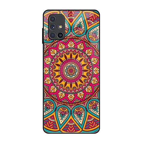 Elegant Mandala Samsung Galaxy M51 Glass Back Cover Online