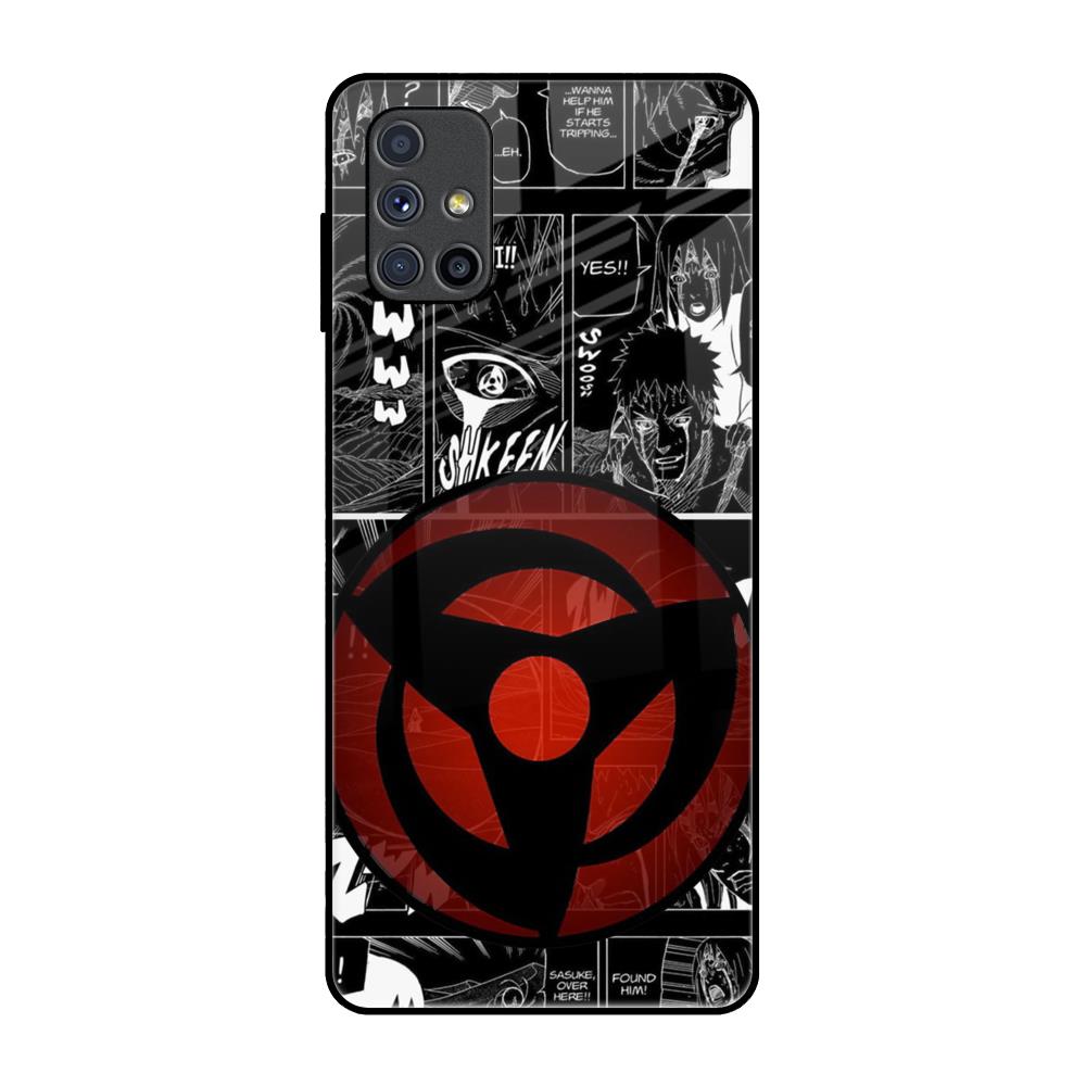 Sharingan Samsung Galaxy M51 Glass Back Cover Online