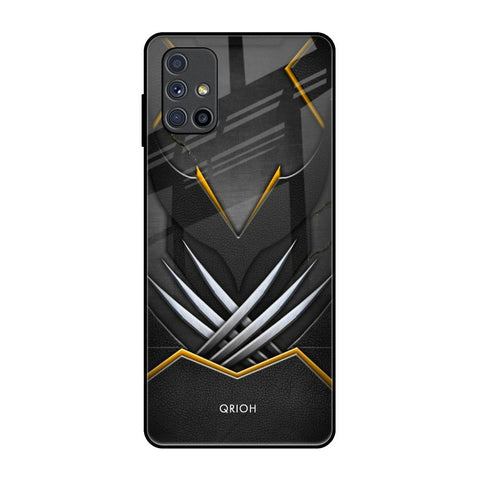 Black Warrior Samsung Galaxy M51 Glass Back Cover Online