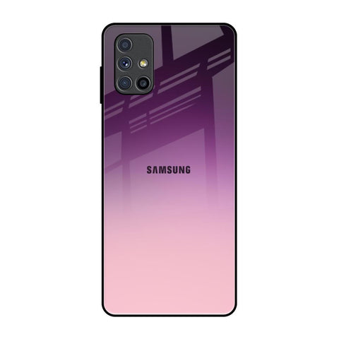 Purple Gradient Samsung Galaxy M51 Glass Back Cover Online