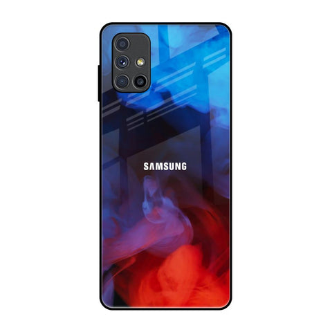 Dim Smoke Samsung Galaxy M51 Glass Back Cover Online