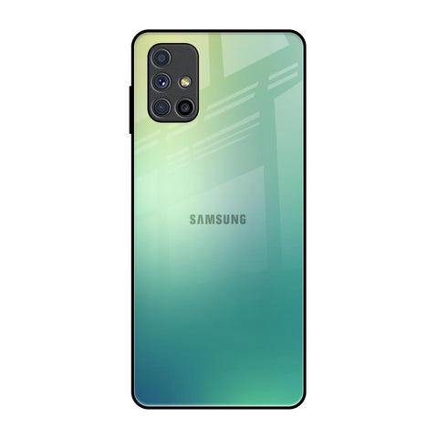 Dusty Green Samsung Galaxy M51 Glass Back Cover Online